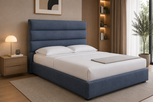 Letto Carlton con Contenitore — Tessuto Antimacchia Made in Italy