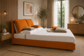 Letto Maya con Contenitore — Tessuto di Alta Qualità Made in Italy