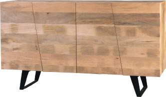 Credenza Vega — Legno Massello di Mango 160 cm