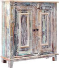 Credenza Shabby 2 Ante — Legno Massello Vintage 85 cm
