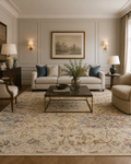 Tappeto Modern Kilim 01 — Floreale Orientale Avorio a Pelo Corto 160x230