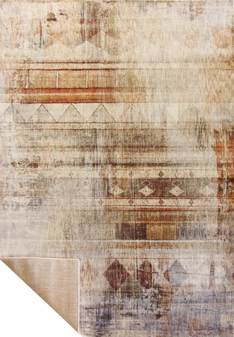 Tappeto Design 01 — Tonalità Calde a Pelo Medio