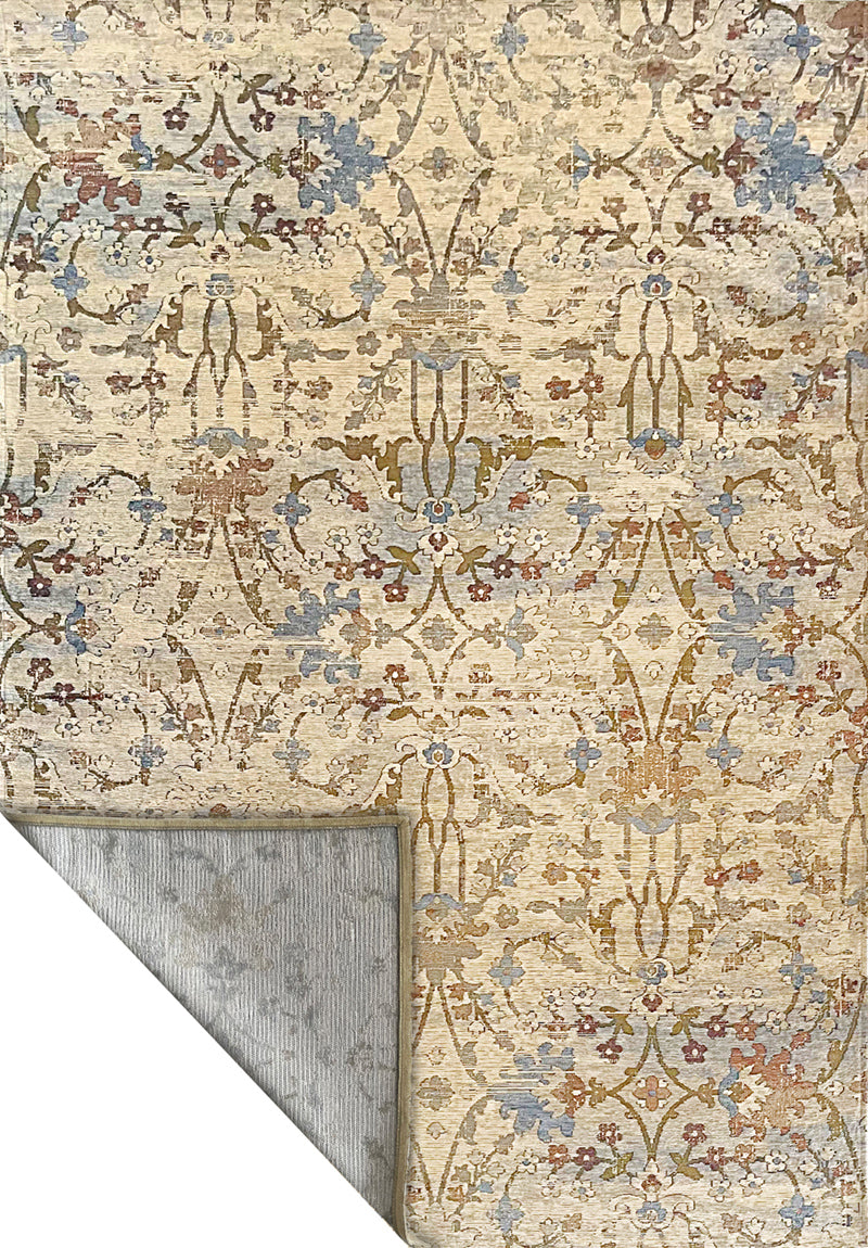 Tappeto Modern Kilim 01 — Floreale Orientale Avorio a Pelo Corto 160x230