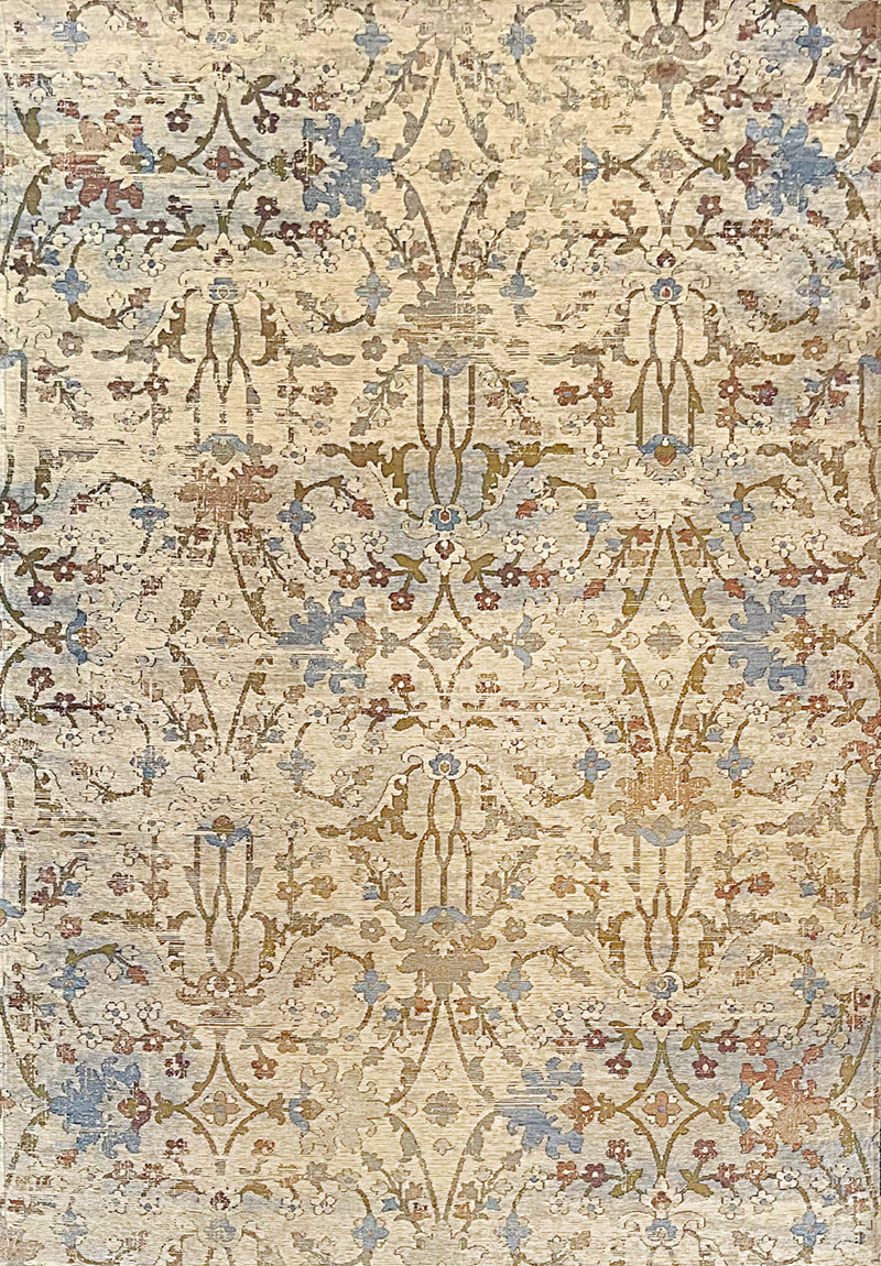 Tappeto Modern Kilim 01 — Floreale Orientale Avorio a Pelo Corto 160x230