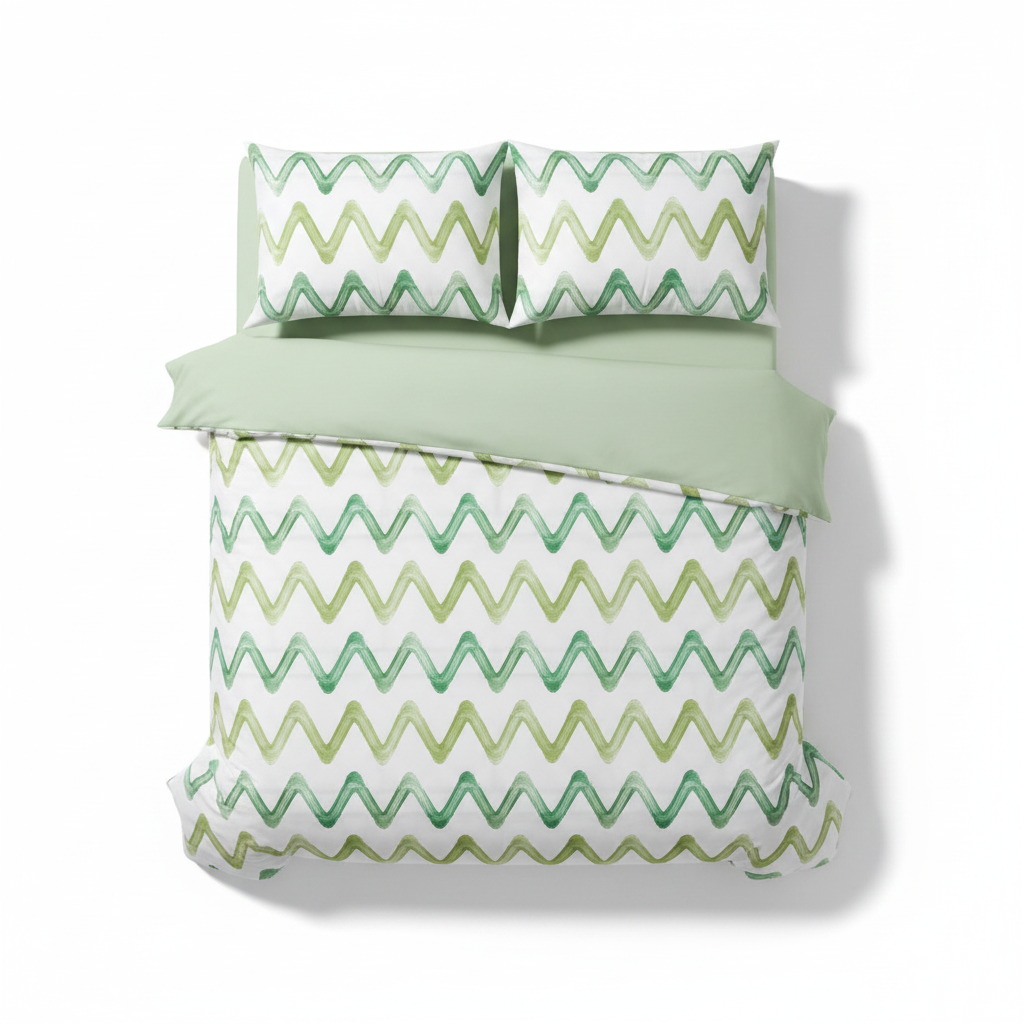 Zephyr — Flat lay set completo lenzuola e federe