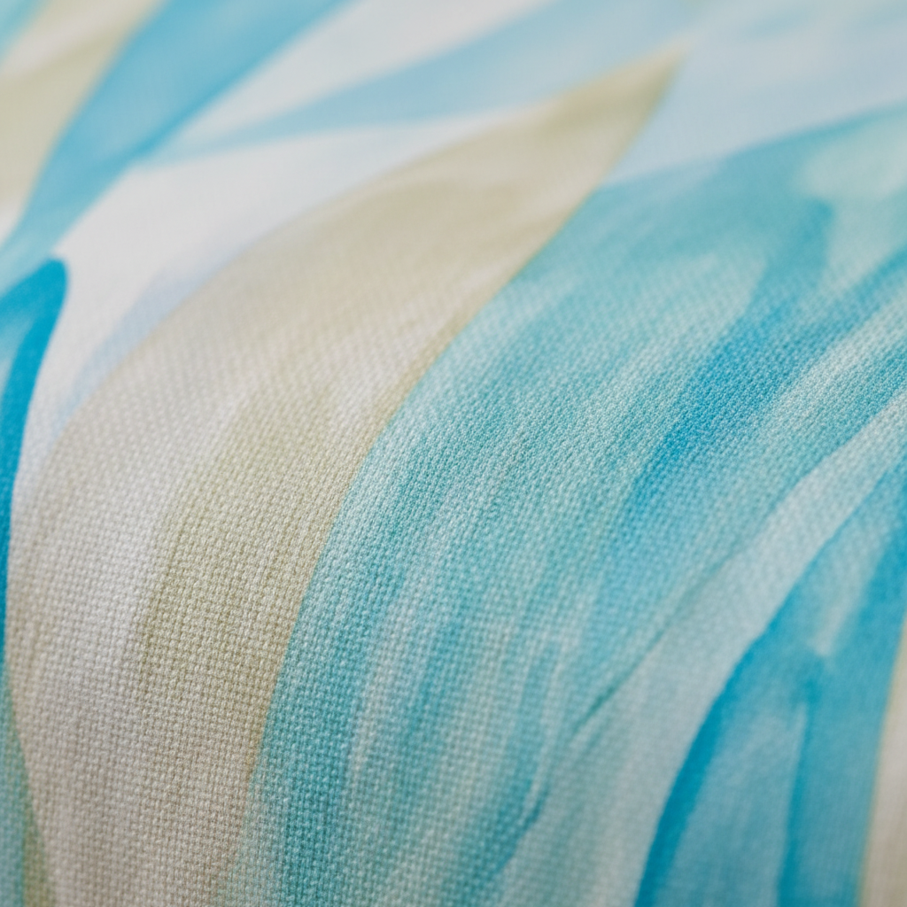 Wave — Dettaglio tessuto 100% cotone close-up