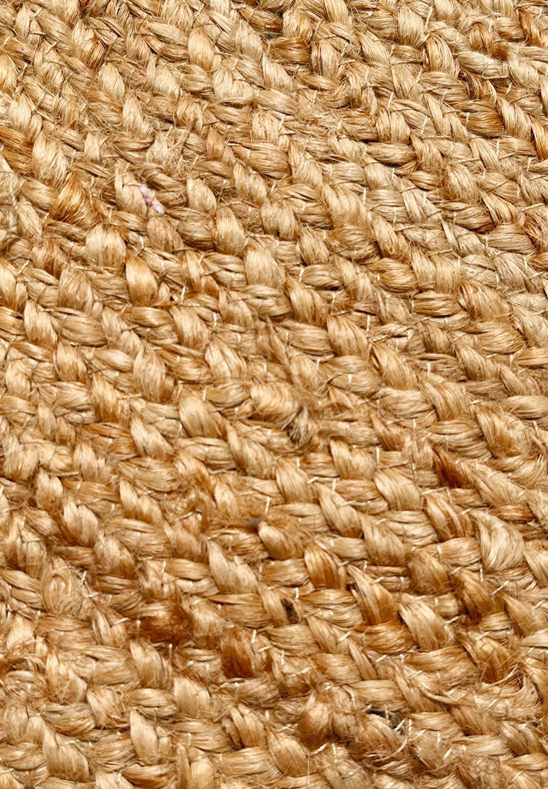 Tappeto Juta 234 — Rotondo in Fibra Naturale di Juta